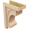 Ekena Millwork 9"W x 18"D x 27"H Classic Alma Rough Cedar Woodgrain TimberThane Corbel, Primed Tan CORUR09X18X27ALMRCPR - alternate 6